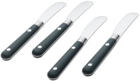 Ginkgo Le Prix Stainless Steel Butter Spreaders, Green, Set of 4 Ginkgo Le Prix Stainless Steel Butter Spreaders, Green, Set of 4