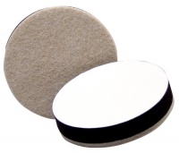 Waxman 4710495N 2-1/2-Inch Felt Bottom Round Furniture Sliders, Oatmeal Waxman 4710495N 2-1/2-Inch Felt Bottom Round Furniture Sliders, Oatmeal