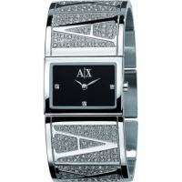 Armani Exchange Rhinestone Accents Black Dial Women's watch #AX4050 Armani Exchange Rhinestone Accents Black Dial Women's watch #AX4050