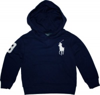 Polo Ralph Lauren Toddler Big Pony Fleece Pullover Hoodie, Navy, 4 Polo Ralph Lauren Toddler Big Pony Fleece Pullover Hoodie, Navy, 4