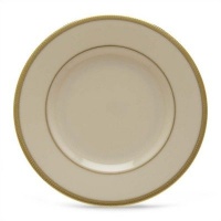 Lenox Tuxedo Gold Banded Ivory China Butter Plate