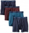 Fruit of the Loom Men's 4 Pack Low Rise Boxer