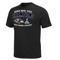 NFL Baltimore Ravens Super Bowl XLVII Champions Choice V T-Shirt NFL Baltimore Ravens Super Bowl XLVII Champions Choice V T-Shirt