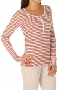 Cuddl Duds Women's Thermals Long Sleeve Henley