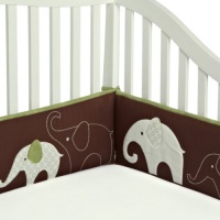 Carter's All Around Bumper, Green Elephant Carter's All Around Bumper, Green Elephant