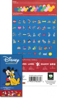 Cricut 29-0382 Shape Mickey and Friends Cartridge for Cricut Cutting Machines Cricut 29-0382 Shape Mickey and Friends Cartridge for Cricut Cutting Machines