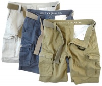 Nautica Mens Belted Cargo Shorts Nautica Mens Belted Cargo Shorts