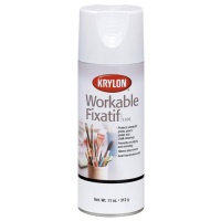 Krylon 11-Ounce Workable Fixatif Aerosol Spray Krylon 11-Ounce Workable Fixatif Aerosol Spray