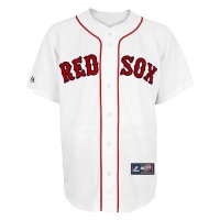 MLB Boston Red Sox Home Replica Baseball Youth Jersey, White MLB Boston Red Sox Home Replica Baseball Youth Jersey, White
