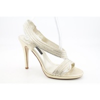 Caparros Tyra Womens Size 7 Gold Open Toe Textile Platforms Sandals Shoes Caparros Tyra Womens Size 7 Gold Open Toe Textile Platforms Sandals Shoes