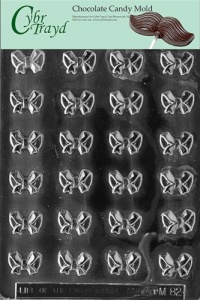 Cybrtrayd M082 Chocolate Candy Mold, B/S Bows, Miscellaneous Cybrtrayd M082 Chocolate Candy Mold, B/S Bows, Miscellaneous