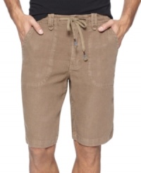 In a casual, easy-fitting style, these shorts from Lucky Brand Jeans are the first pair you'll reach for when temps start rising. In a casual, easy-fitting style, these shorts from Lucky Brand Jeans are the first pair you'll reach for when temps start rising.