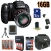 Fujifilm FinePix HS20 16 MP Digital Camera with EXR BSI CMOS High Speed Sensor and Fujinon 30x Wide Angle Optical Zoom Lens Accessory Saver 16GB NiMH Battery/Rapid Charger Bundle !!! (Black)