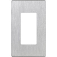 Lutron CW-1-SS 1-Gang Claro Wall Plate, Stainless Steel Lutron CW-1-SS 1-Gang Claro Wall Plate, Stainless Steel