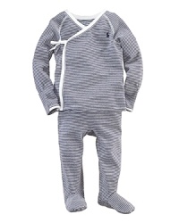 Adorable kimono-style top and pant set in soft cotton jersey. Adorable kimono-style top and pant set in soft cotton jersey.