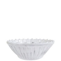 Vietri Incanto White Stripe Cereal Bowl 7 in D (Set of 2)