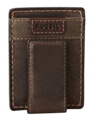 Carry those cards in sleek style with this Fossil leather wallet. Carry those cards in sleek style with this Fossil leather wallet.