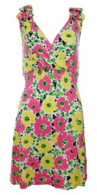 Lilly Pulitzer Women's Doodle Bug Daisy Belline Dress (Large) Lilly Pulitzer Women's Doodle Bug Daisy Belline Dress (Large)