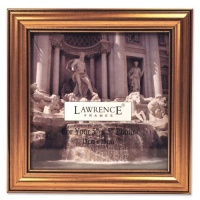 Lawrence Frames Antique Gold Wood 5x5 Picture Frame - Classic Design Lawrence Frames Antique Gold Wood 5x5 Picture Frame - Classic Design