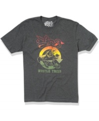 You're a hustler, baby. This cool, casual t-shirt from LRG will always keep up with you. You're a hustler, baby. This cool, casual t-shirt from LRG will always keep up with you.