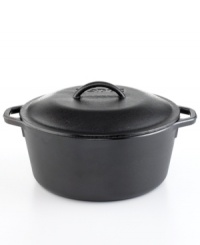 Rich with history and American-made pride, this cast iron beauty is ready to use and seasoned to a treasured black patina that offers a healthy approach to nonstick cooking. Even heating and retention, plus long-lasting durability, put this chef's essential at the home on your range. Rich with history and American-made pride, this cast iron beauty is ready to use and seasoned to a treasured black patina that offers a healthy approach to nonstick cooking. Even heating and retention, plus long-lasting durability, put this chef's essential at the home on your range.