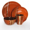 American Atelier Stix Paprika 16-PieceDinnerware Set