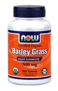 Now Foods Organic Barley Grass 500mg, Tablets, 250-Count Now Foods Organic Barley Grass 500mg, Tablets, 250-Count