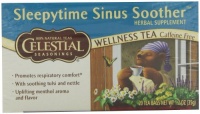 Celestial Seasonings Wellness Tea, Sleepytime Sinus Soother, 20-Count