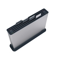 Perfect for preparing vegetables, fish, raw meat and cooked food safely and separately, this compact storage case from Joseph Joseph contains four large chopping boards, each with its own index-style illustrated tab indicating the food type for which it should be used. Perfect for preparing vegetables, fish, raw meat and cooked food safely and separately, this compact storage case from Joseph Joseph contains four large chopping boards, each with its own index-style illustrated tab indicating the food type for which it should be used.
