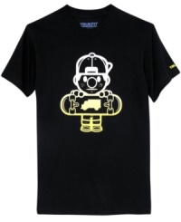 Give the rad little kid inside you an outlet with this cool graphic tee from Trukfit.