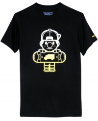 Give the rad little kid inside you an outlet with this cool graphic tee from Trukfit. Give the rad little kid inside you an outlet with this cool graphic tee from Trukfit.