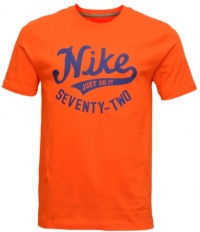 Nike Men's Just Do It Seventy-Two Graphic Shirt Orange Nike Men's Just Do It Seventy-Two Graphic Shirt Orange