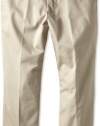 IZOD Men's Big-Tall American Chino Flat Front, Khaki, 52x30