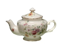 Gracie China Purple Floral Porcelain 2-Cup Teapot Gracie China Purple Floral Porcelain 2-Cup Teapot