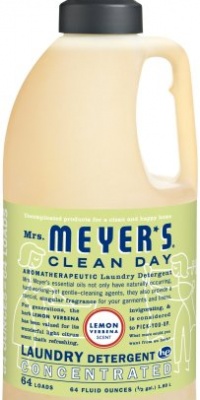 Mrs. Meyer's Clean Day 2x HE Liquid Laundry Detergent, Lemon Verbena, 64-Ounce Bottles (Pack of 6) Mrs. Meyer's Clean Day 2x HE Liquid Laundry Detergent, Lemon Verbena, 64-Ounce Bottles (Pack of 6)