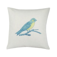 Blissliving Home Kirby Pillow, Cream, 18 by 18 Inches Blissliving Home Kirby Pillow, Cream, 18 by 18 Inches