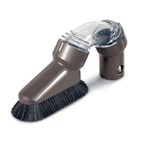 The Dyson multi-angle brush twists to give multiple angles to remove dust, dirt and allergens from hard-to-reach surfaces such as cupboard tops, door frames and lampshades. It attaches to the wand or hose of your Dyson vacuum cleaner. The Dyson multi-angle brush twists to give multiple angles to remove dust, dirt and allergens from hard-to-reach surfaces such as cupboard tops, door frames and lampshades. It attaches to the wand or hose of your Dyson vacuum cleaner.