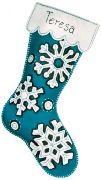 Dimensions Felt Applique, Flurries Stocking Dimensions Felt Applique, Flurries Stocking