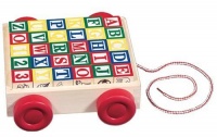 Melissa & Doug Classic ABC Block Cart