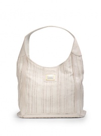 THE LOOKLeather weave designRectangle shapeSingle python shoulder strapWhite jade and python accentsProtective metal feetInside metal logoOne inside zip pocketTwo inside open pocketsTHE MEASUREMENTShoulder strap 10 drop14W X 13H X 4DTHE MATERIALLeatherPythonFully linedORIGINMade in USA THE LOOKLeather weave designRectangle shapeSingle python shoulder strapWhite jade and python accentsProtective metal feetInside metal logoOne inside zip pocketTwo inside open pocketsTHE MEASUREMENTShoulder strap 10 drop14W X 13H X 4DTHE MATERIALLeatherPythonFully linedORIGINMade in USA