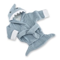 Baby Aspen Let The Fin Begin Terry Shark Robe, Blue, 0-9 Months Baby Aspen Let The Fin Begin Terry Shark Robe, Blue, 0-9 Months