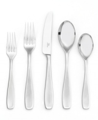 Mix it up with Mickelton Scoop Sand flatware. A curvy shape and two-tone finish featuring polished handles with a touch of matte stainless steel complement casual meals with easy, modern elegance. Perfect for entertaining, this set includes service for 4. Mix it up with Mickelton Scoop Sand flatware. A curvy shape and two-tone finish featuring polished handles with a touch of matte stainless steel complement casual meals with easy, modern elegance. Perfect for entertaining, this set includes service for 4.