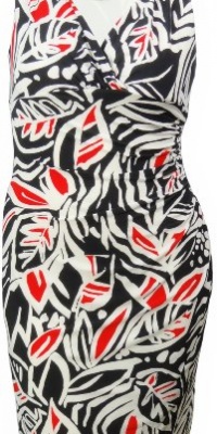 Lauren Ralph Lauren Women's Left Bank Printed Jersey Dress 12 Black Multi Lauren Ralph Lauren Women's Left Bank Printed Jersey Dress 12 Black Multi
