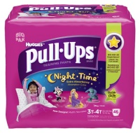 Pull-Ups Night-time Training Pants, Size 3T - 4T, Girl, 46 Count (Pack of 2) Pull-Ups Night-time Training Pants, Size 3T - 4T, Girl, 46 Count (Pack of 2)