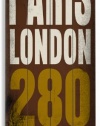 Paris to London by Artist Cory Steffen 14x32 Planked Wood Sign Wall Decor Art