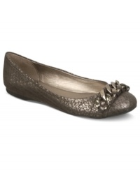 The secret's out. The metallic Locket flats by Fergalicious are the perfect complement to your favorite outfit. The secret's out. The metallic Locket flats by Fergalicious are the perfect complement to your favorite outfit.