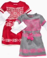 Get her set for the season with one of these lovely fairisle tunics from Energie. Get her set for the season with one of these lovely fairisle tunics from Energie.