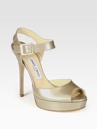 From the 24:7 Collection. Enamel patent leather design with an adjustable ankle strap and covered platform. Self-covered heel, 5 (125mm)Covered platform, 1 (25mm)Compares to a 4 heel (100mm)Enamel patent leather upperLeather lining and solePadded insoleMade in Italy From the 24:7 Collection. Enamel patent leather design with an adjustable ankle strap and covered platform. Self-covered heel, 5 (125mm)Covered platform, 1 (25mm)Compares to a 4 heel (100mm)Enamel patent leather upperLeather lining and solePadded insoleMade in Italy