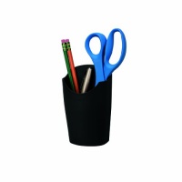 Fellowes Plastic Partition Additions Pencil Cup, 3.5 Inches x 5.56 Inches, Graphite (75272) Fellowes Plastic Partition Additions Pencil Cup, 3.5 Inches x 5.56 Inches, Graphite (75272)