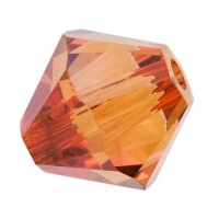 SWAROVSKI ELEMENTS Crystal Bicone 5301 4mm Crystal Copper (50) SWAROVSKI ELEMENTS Crystal Bicone 5301 4mm Crystal Copper (50)